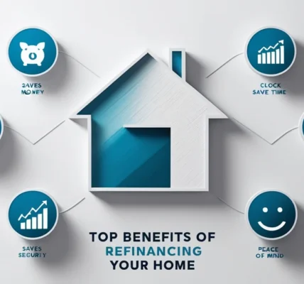 Home refinancing benefits, including lower interest rates, improved loan terms, and access to home equity for homeowners