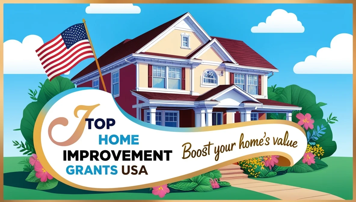 A guide to the top home improvement grants in the USA, helping homeowners enhance property value through federal and state assistance