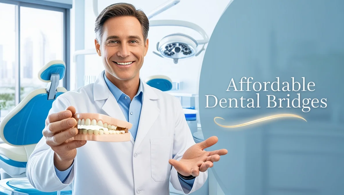 An image illustrating different types of dental bridges and their costs, emphasizing the importance of dental bridges in restoring oral health and improving smiles.